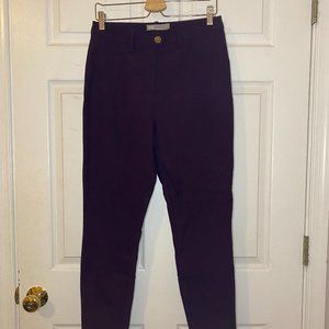 ASOS Maroon High Waist Trousers